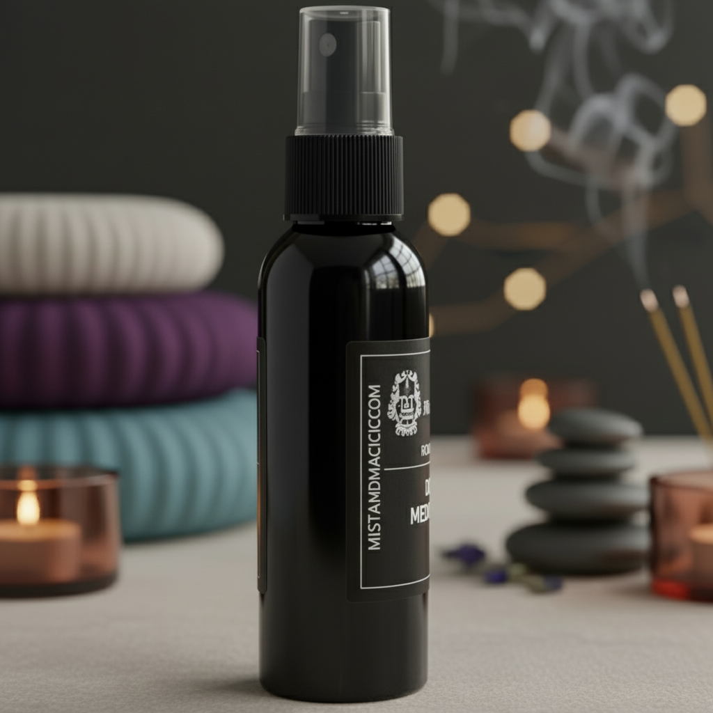 Deep Meditation 45-degree side angle