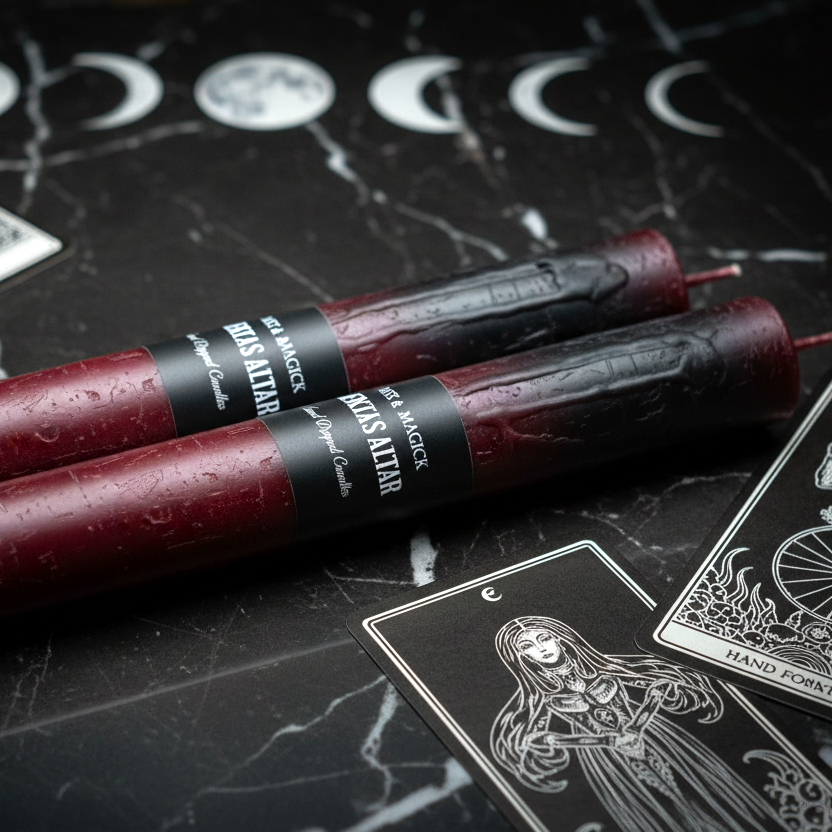 HEKATE'S ALTAR | Hand Dipped | Taper Altar Candle