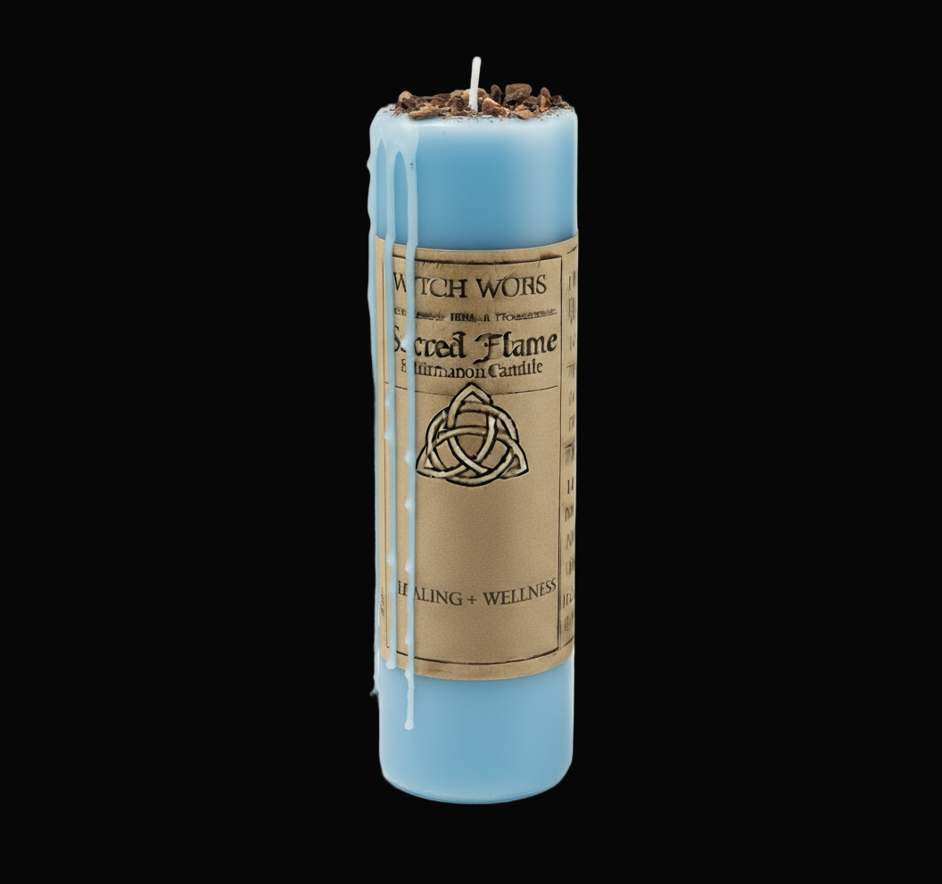 Light Blue Healing + Wellness Candle