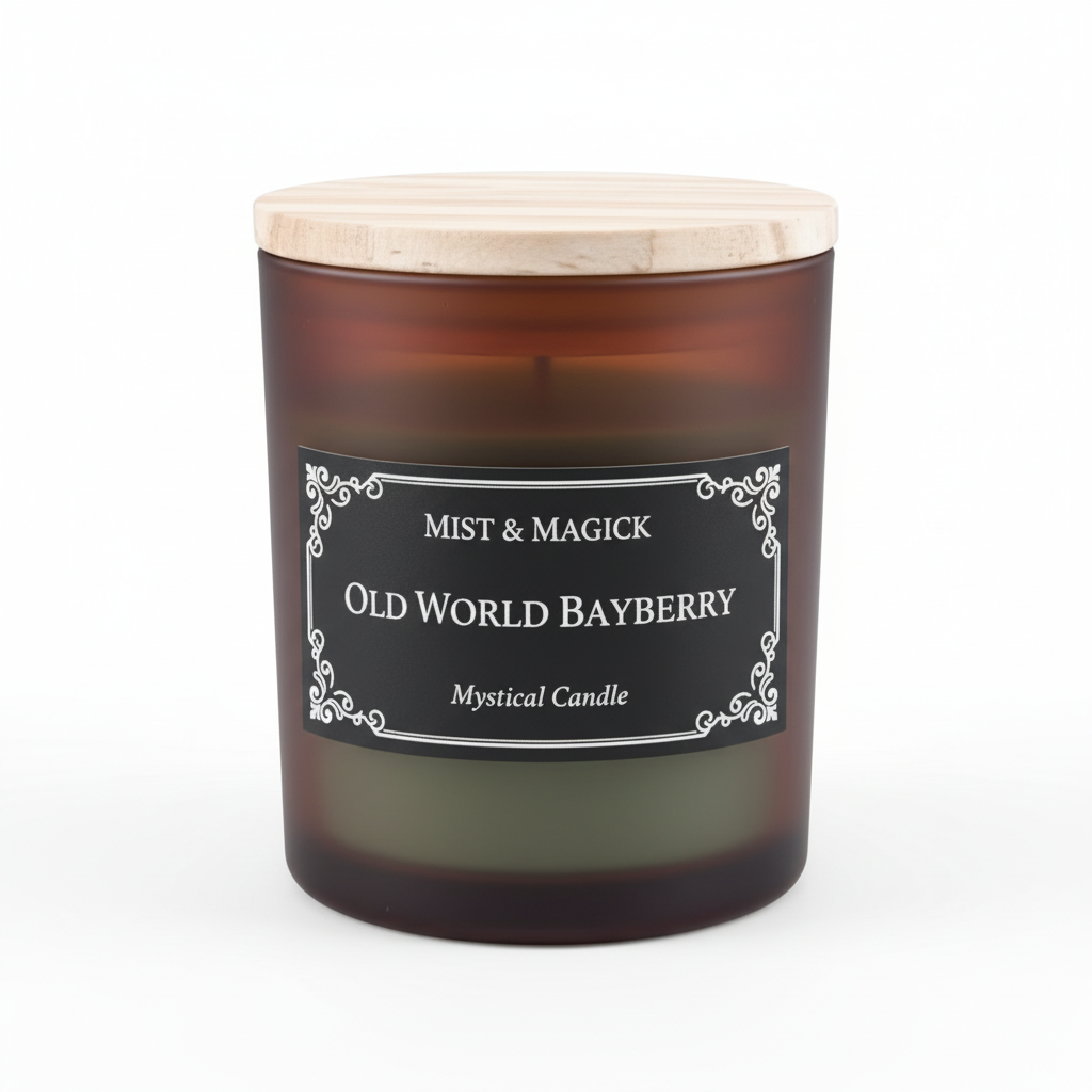 Old World Bayberry on Amber Jar