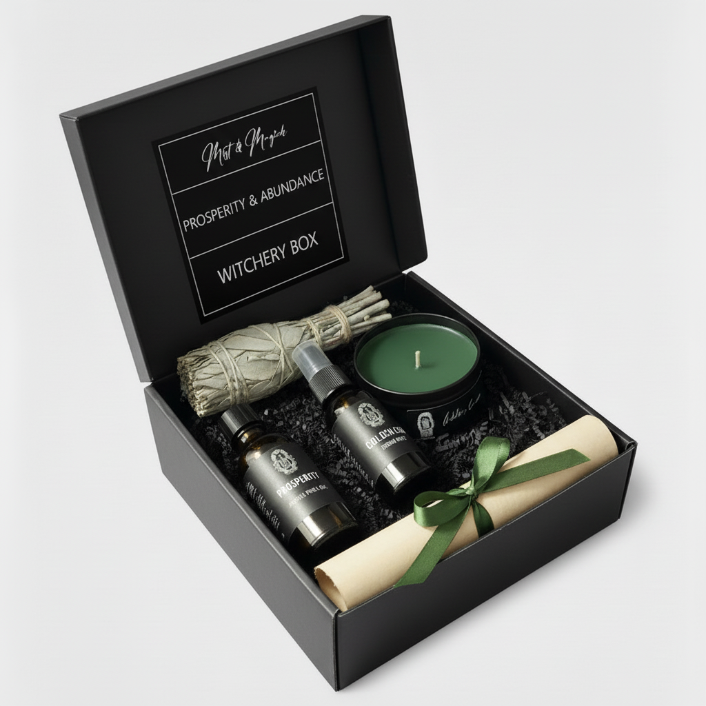 Prosperity & Abundance Witchery Box - Clean Product Photo