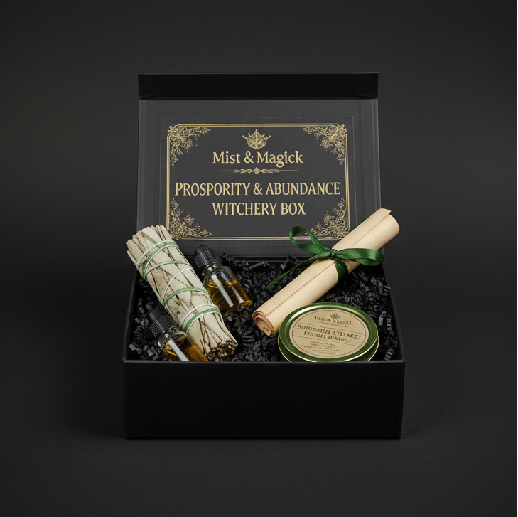 Prosperity & Abundance Witchery Box - Clean Product Photo