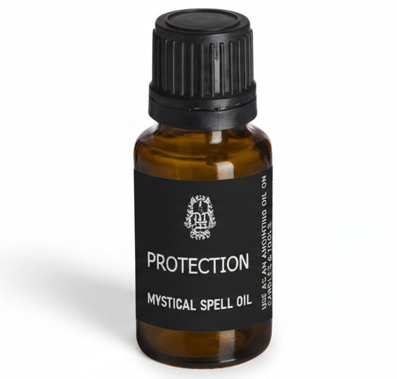 Protection Mystical Spell Oil Bottle