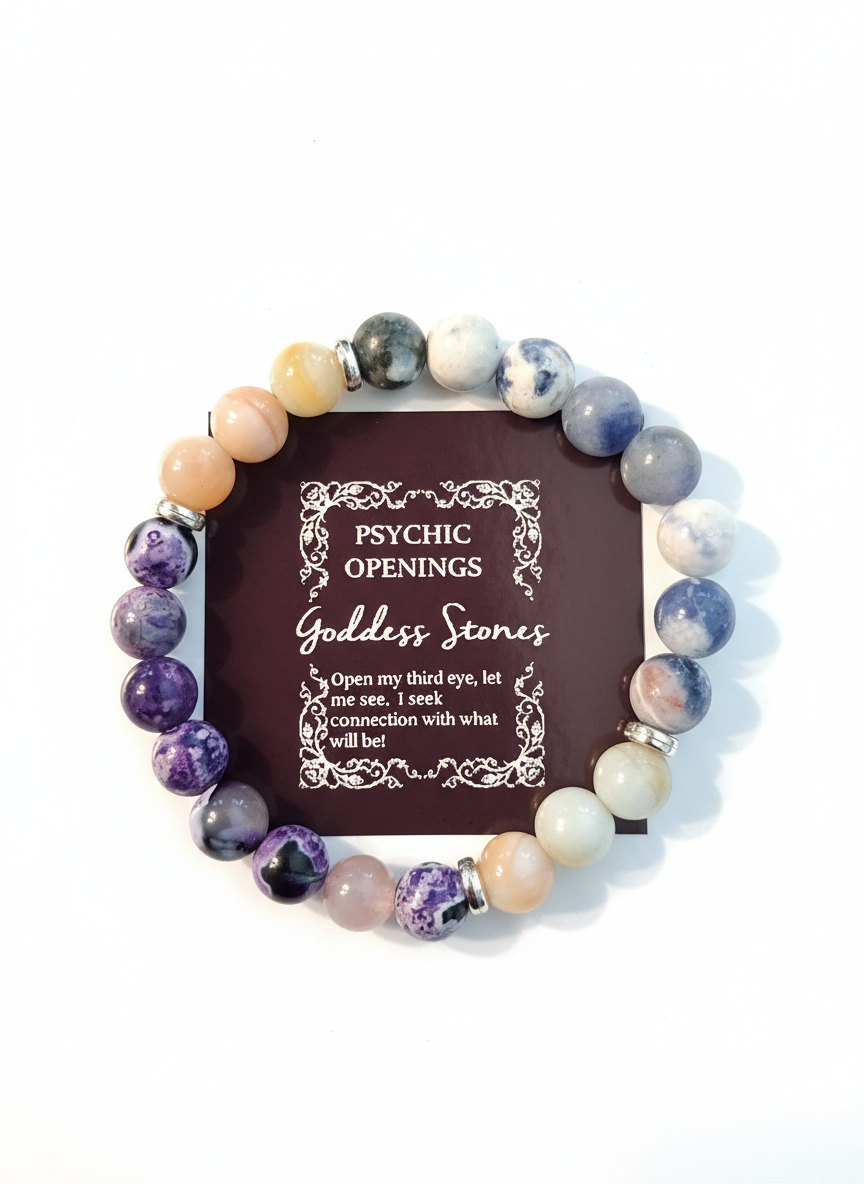 Psychic Openings Bracelet on White Background